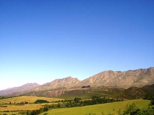 Swartberg Pass in the distance